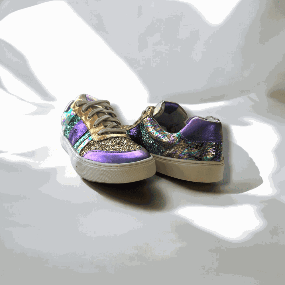 Tênis Floater Aquarela Pewter Infantil Gats