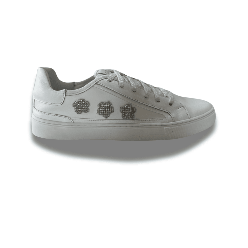 Tênis Style Baby Branco Flor Infantil Gats