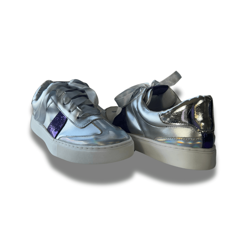 Tênis Cano Baixo Versátil Elegance Prata Infantil Gats