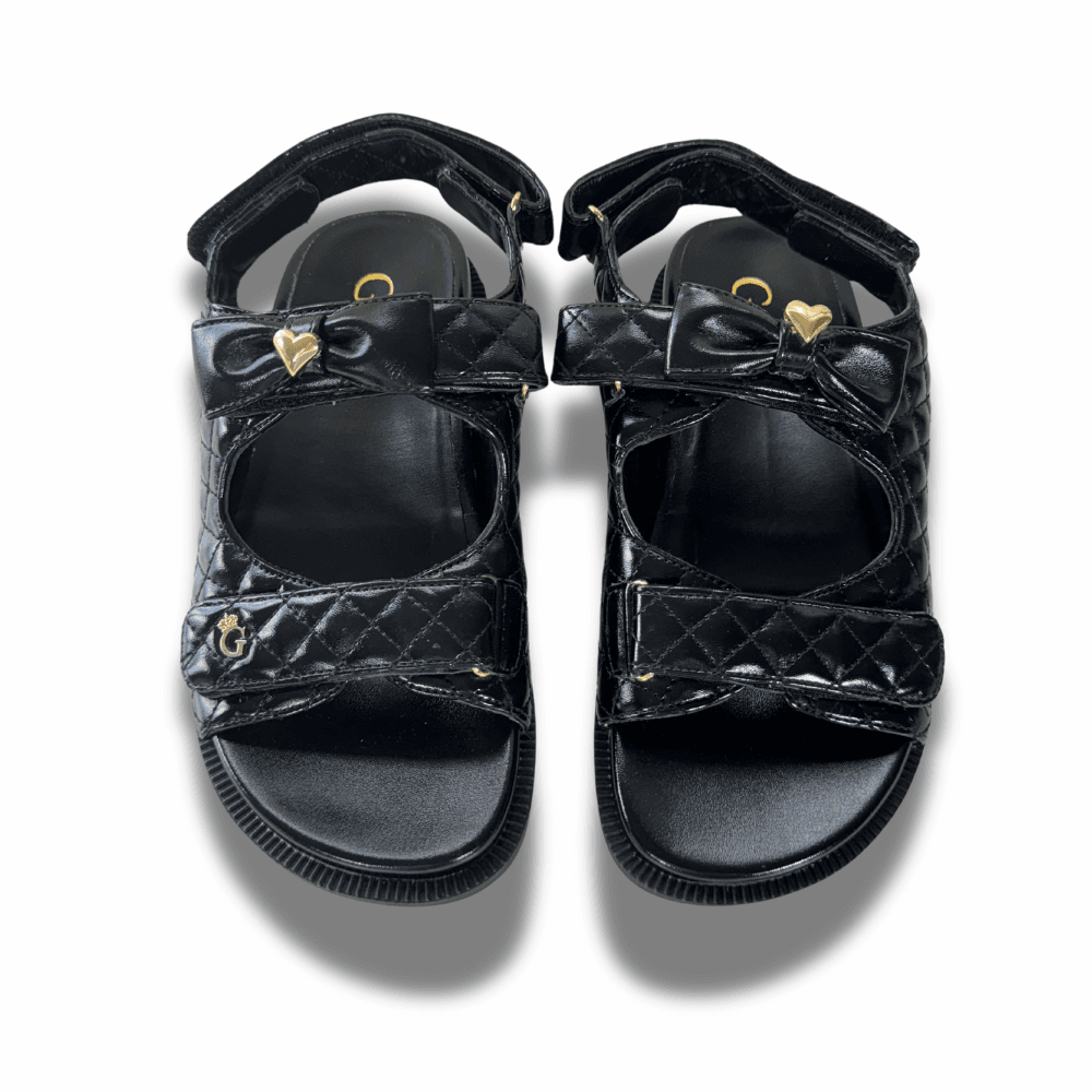 Sandália Papete Elegance Preto Feminina Gats