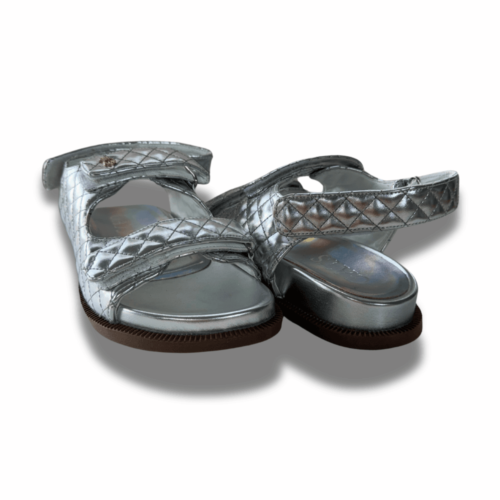 Sandália Papete Ipanema Prata Feminina Gats