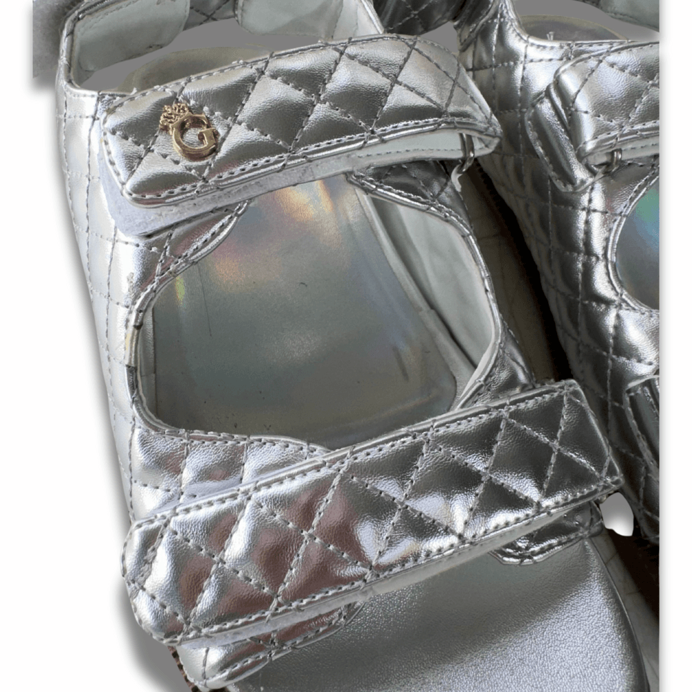 Sandália Papete Ipanema Prata Feminina Gats