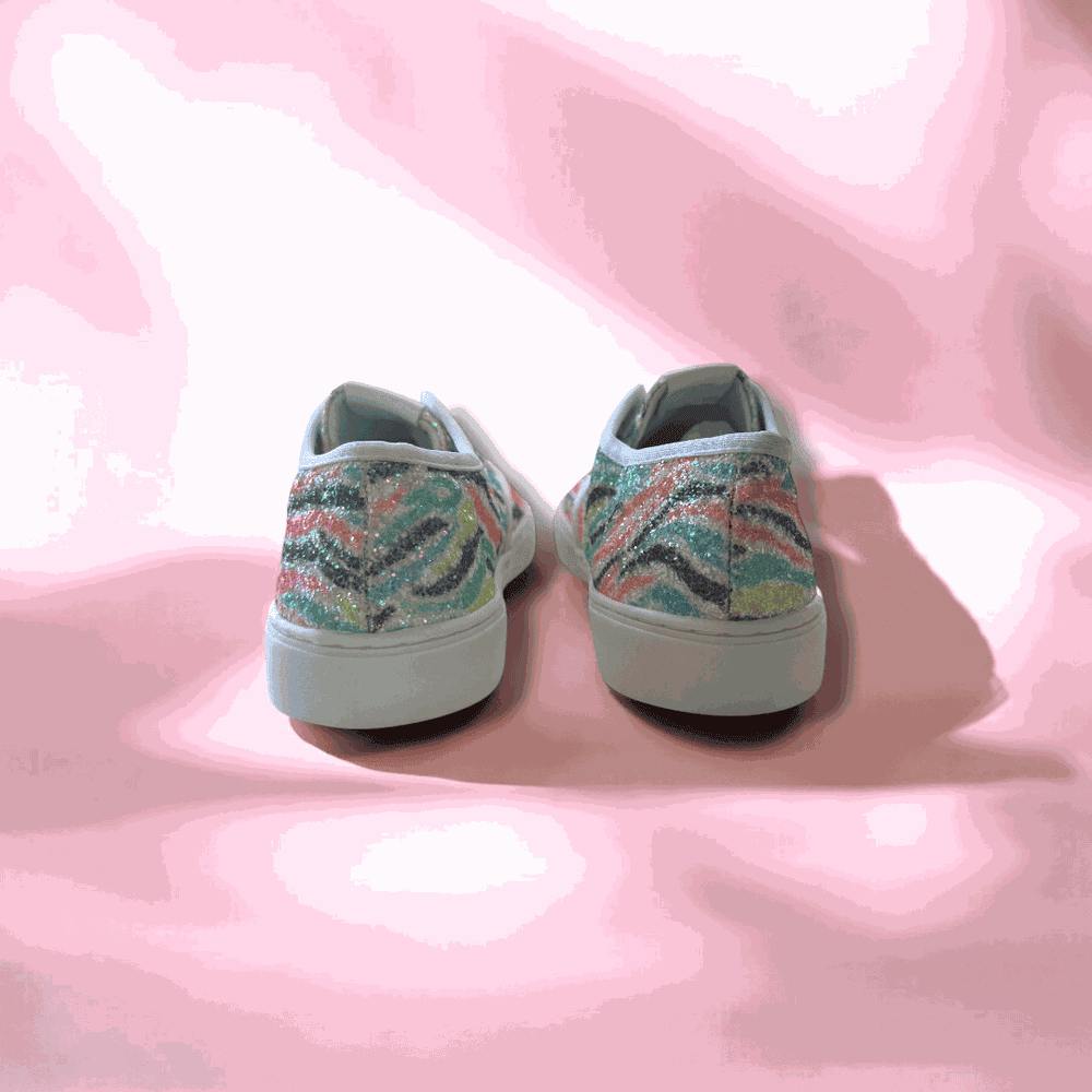 Tênis Canva Galáctica Zebra Infantil Gats