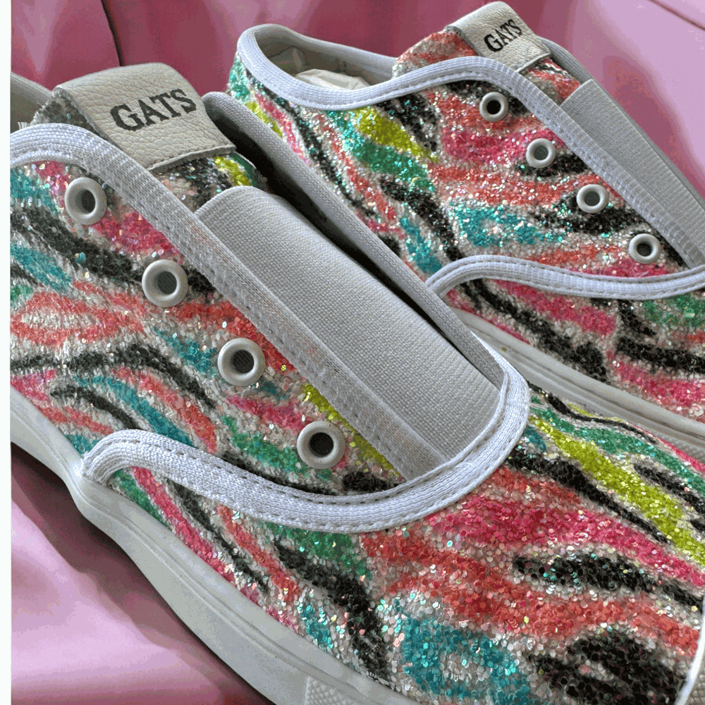 Tênis Canva Galáctica Zebra Infantil Gats