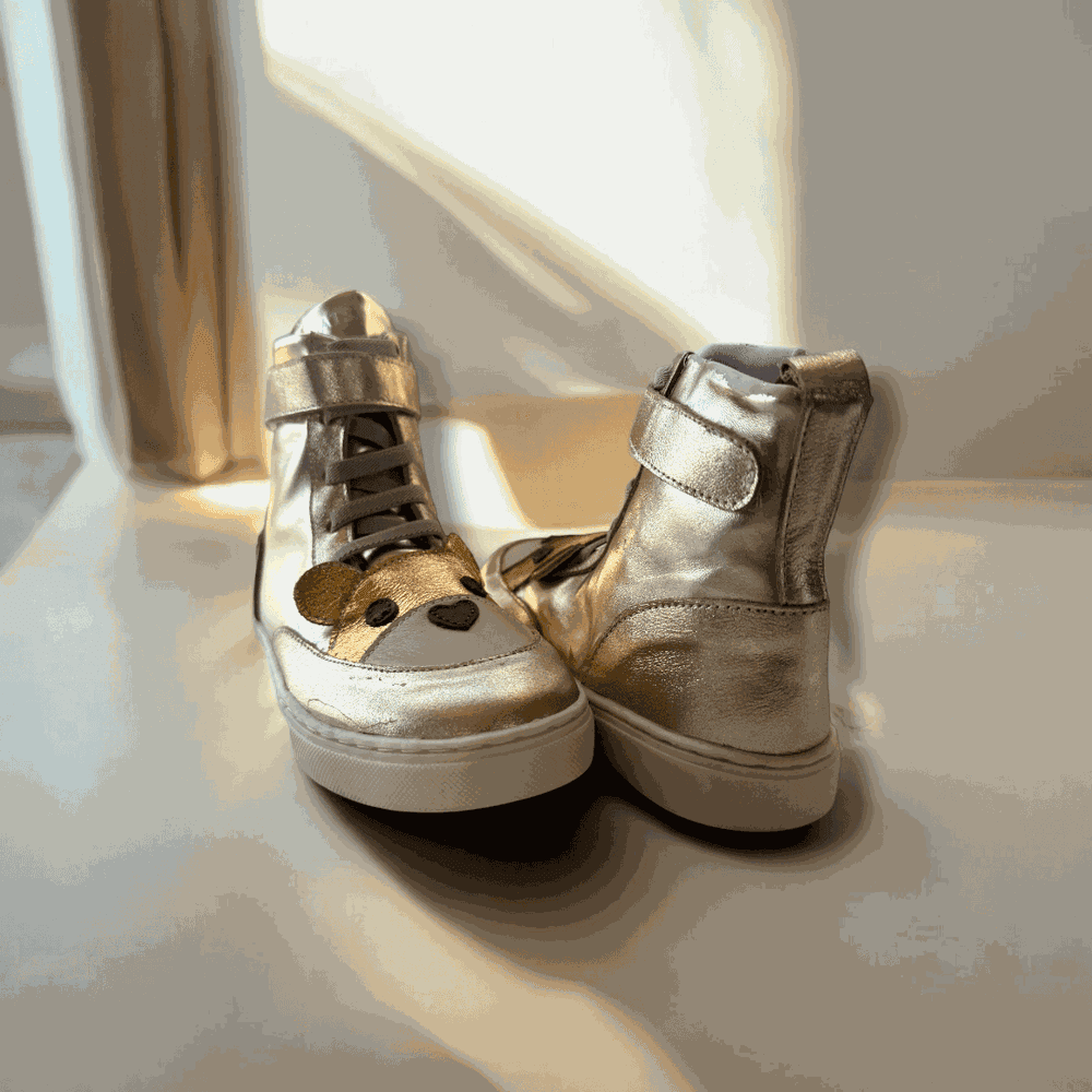 Tênis Urso Cristal Ouro Light Infantil Gats