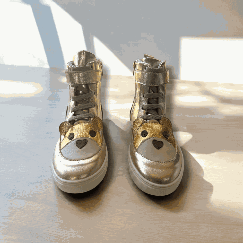 Tênis Urso Cristal Ouro Light Infantil Gats