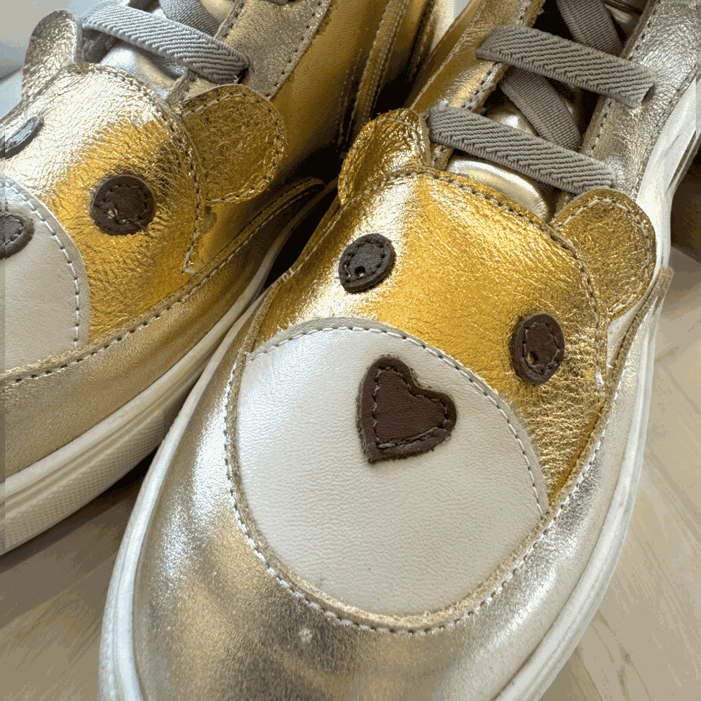 Tênis Urso Cristal Ouro Light Infantil Gats