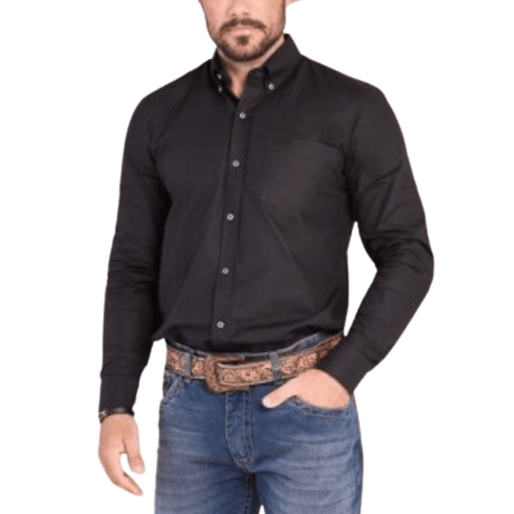 CAMISA ALL HUNTER M/L PRETA 