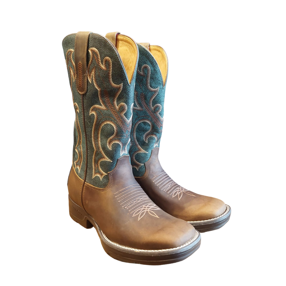 BOTA GOYAZES 231501-CJ DALAS TABACO/STRONG VERDE