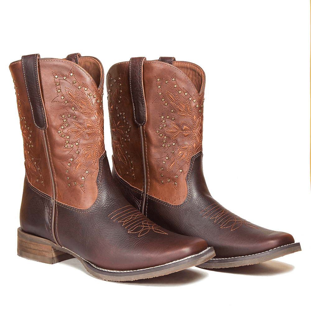 BOTA GOYAZES FEMININA 243208-CF HEAD BROWN/ATLANTA CARAMELO