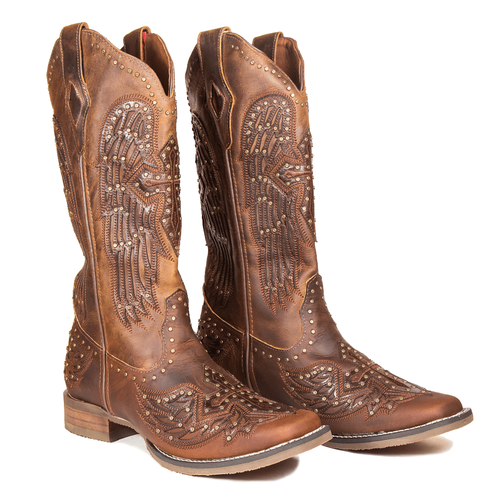 BOTA GOYAZES FEM. 243202-CF DALAS TABACO/WACO CHOCOLATE