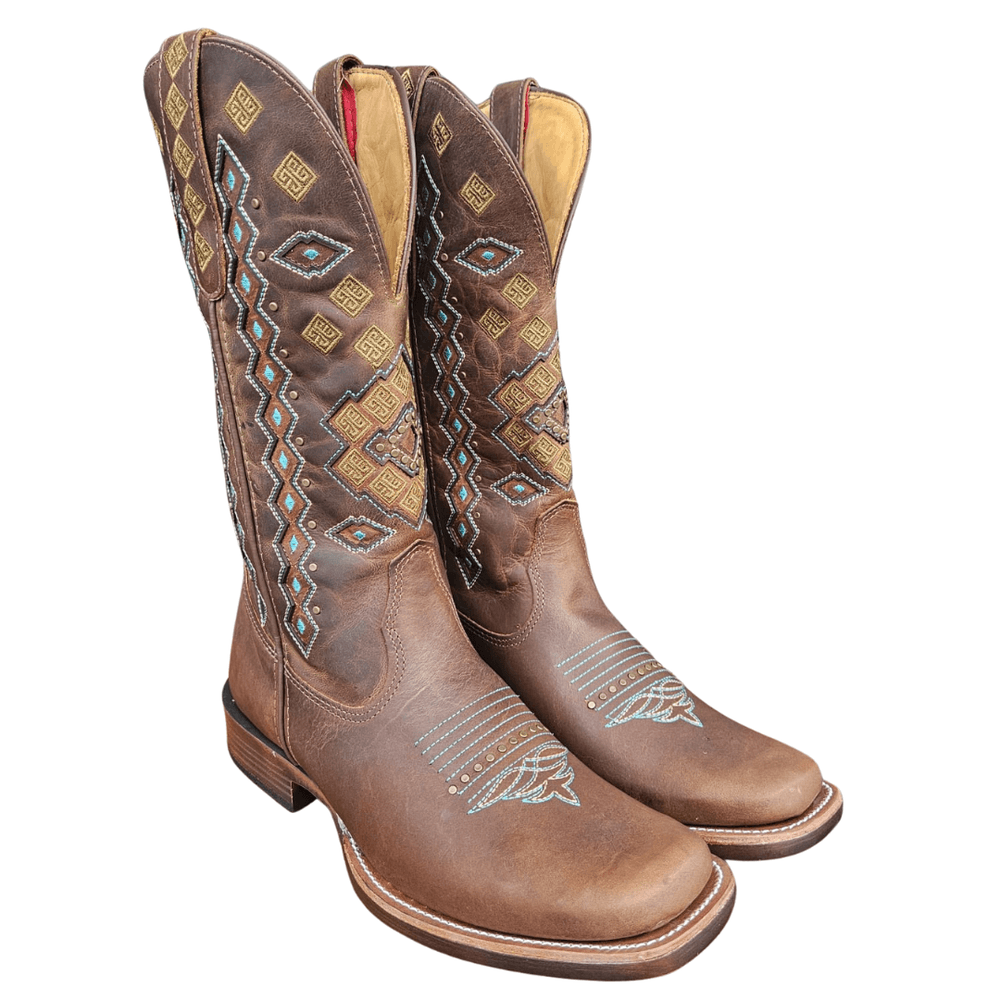 BOTA GOYAZES FEM. 253203-CP DALLAS TABACO/MANCHÃO FRUTA COR