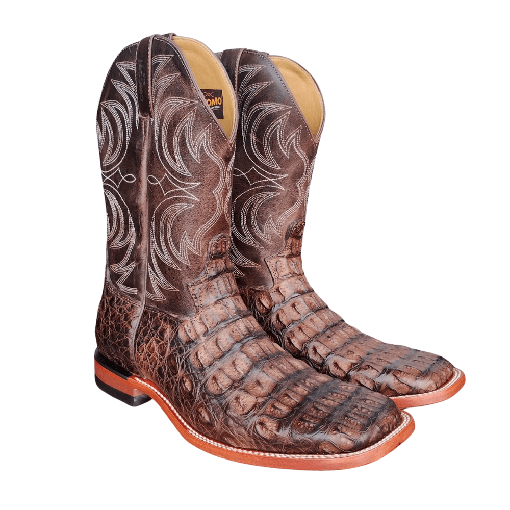 BOTA JACOMO 3172 RXDQ JACARE COSTA TABACO
