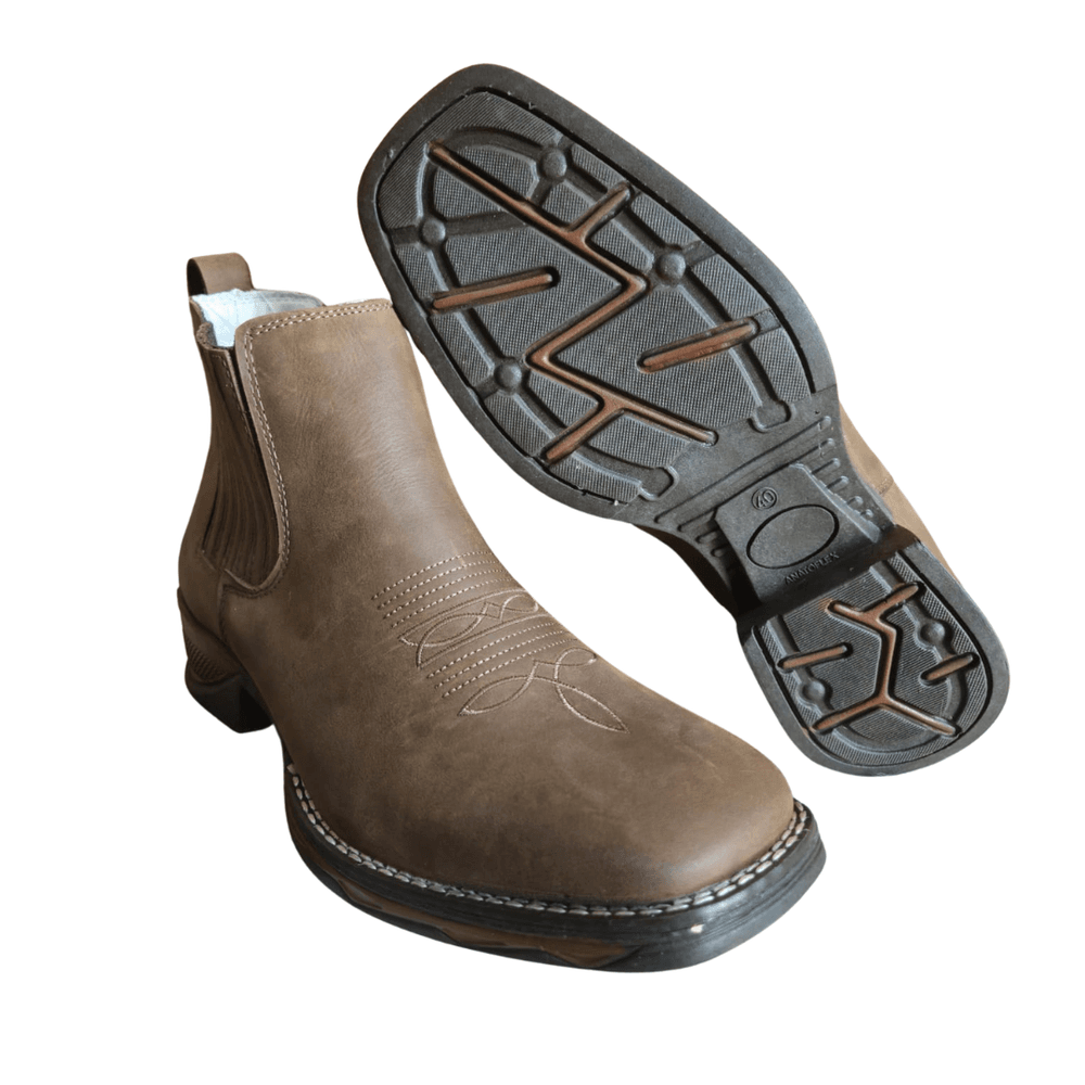 BOTINA VILELA 1726 CRAZY HORSE CHOCOLATE X- NELORE