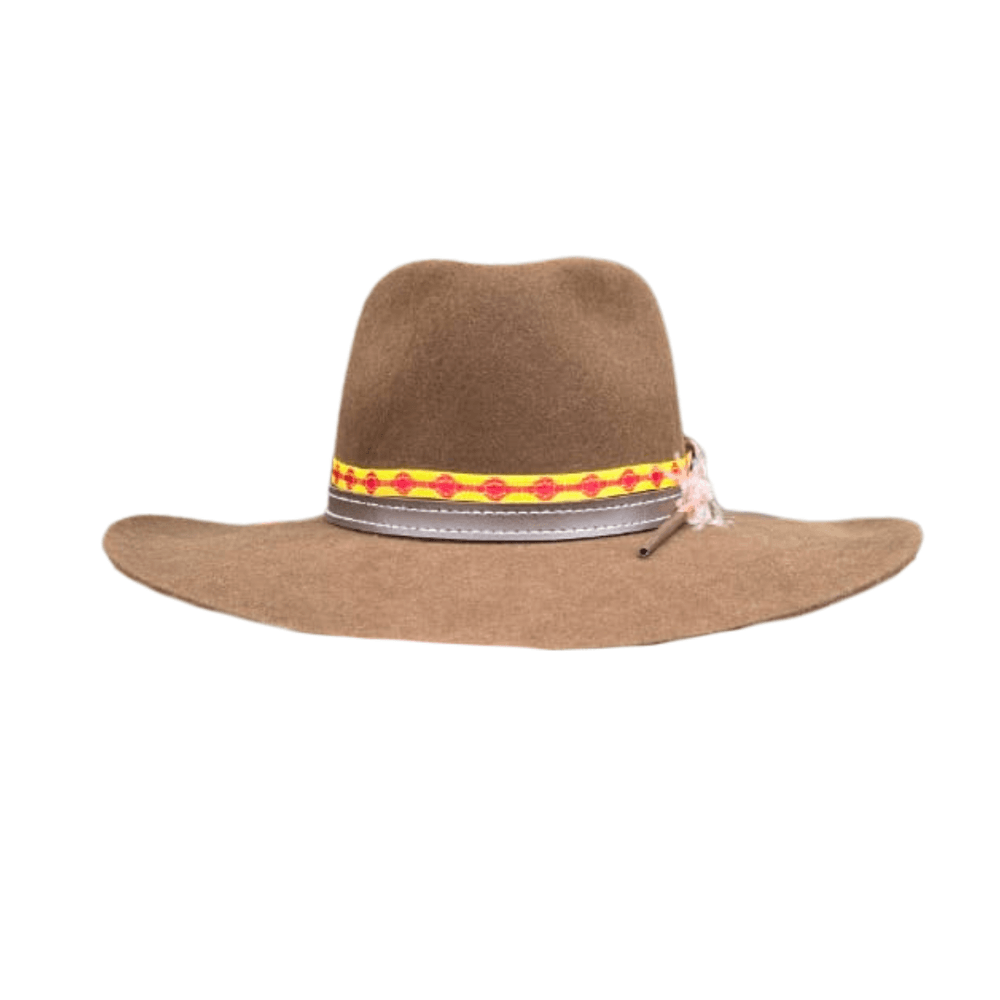 CHAPEU PRALANA 5X COLORADO III MARROM ESCURO ABA 10 220190313861