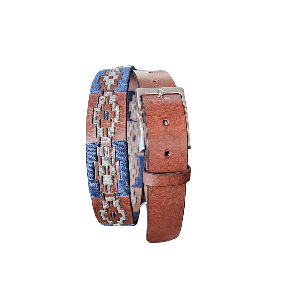 CINTO ARGENTINO BORDADO INTEIRO CORAL NATURALE BRONZE