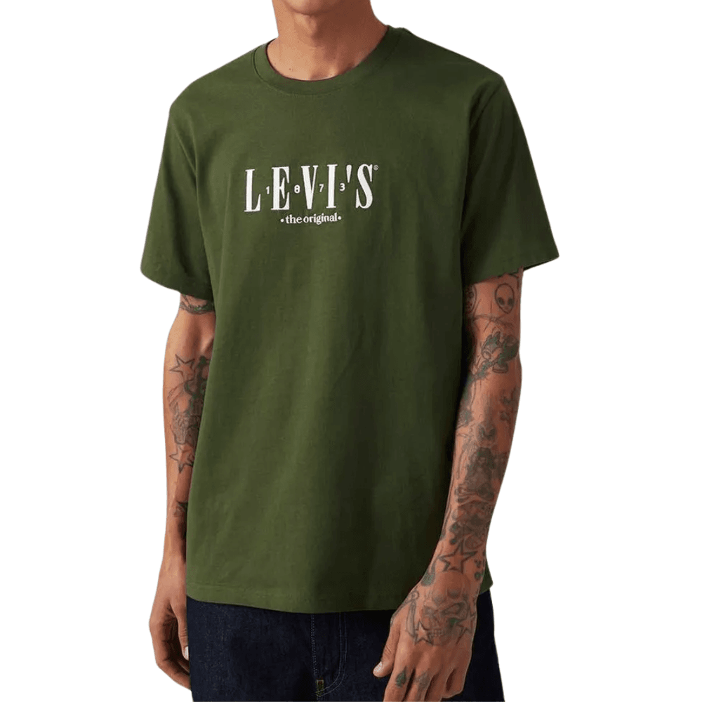 CAMISETA LEVIS MASCULINA VERDE LB0013223