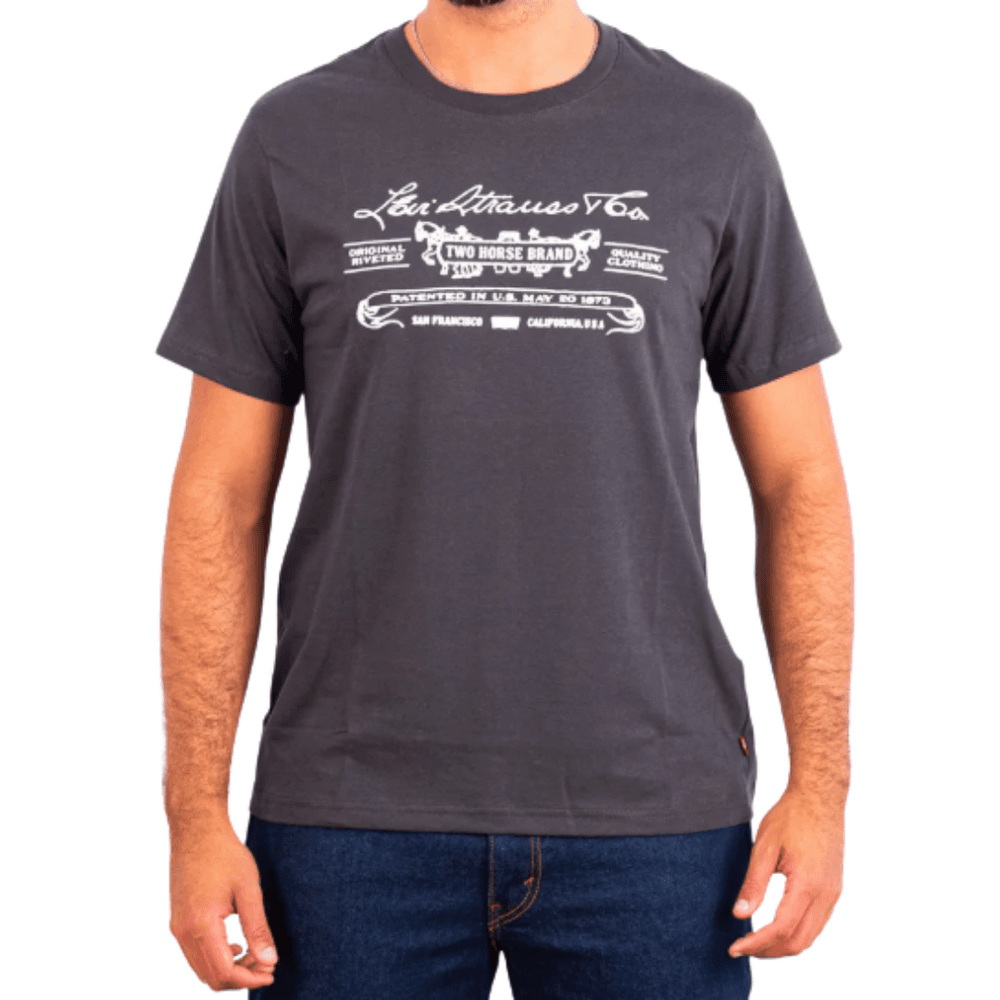 CAMISETA LEVIS MASCULINA CINZA LB0013232