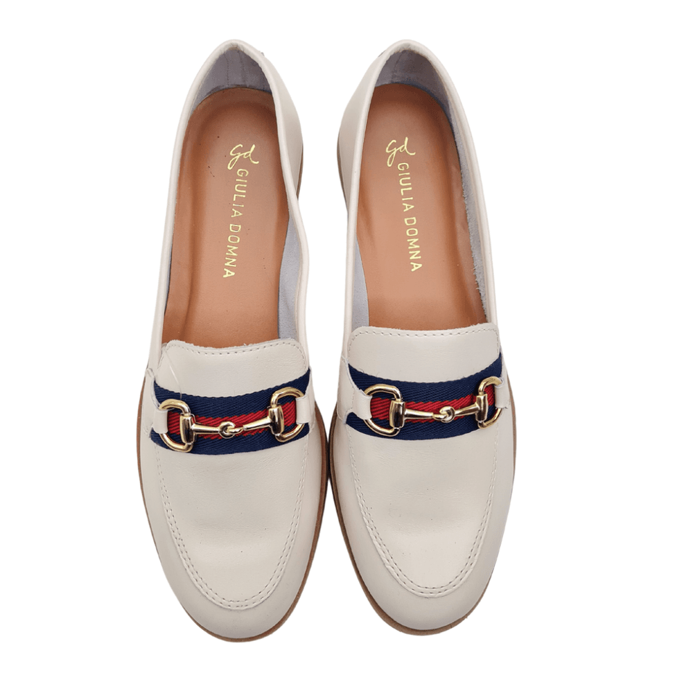mocassim couro off white | Ide by Ide
