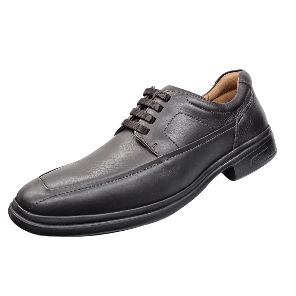 mocassim couro café