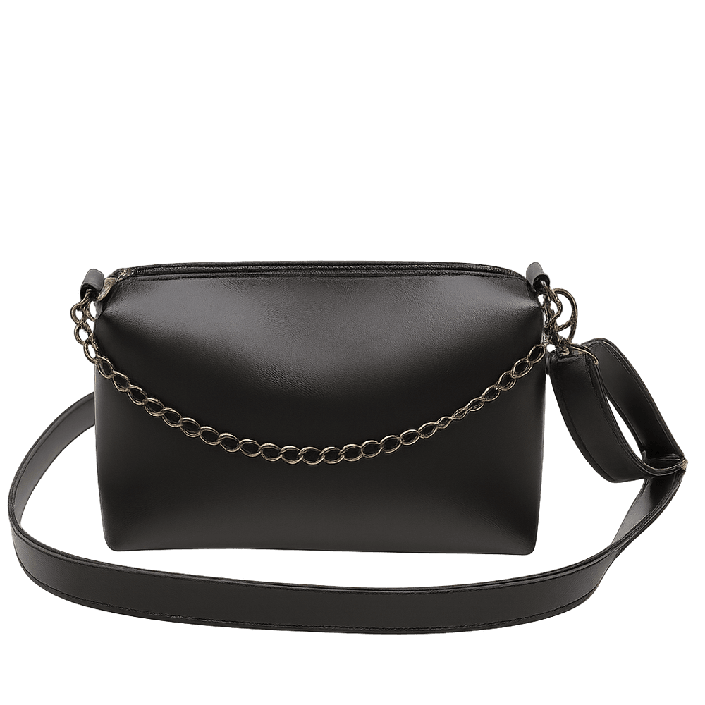 Bolsa Feminina Corrente - Preta - BOLSA CORRENTE P... - LARETTO