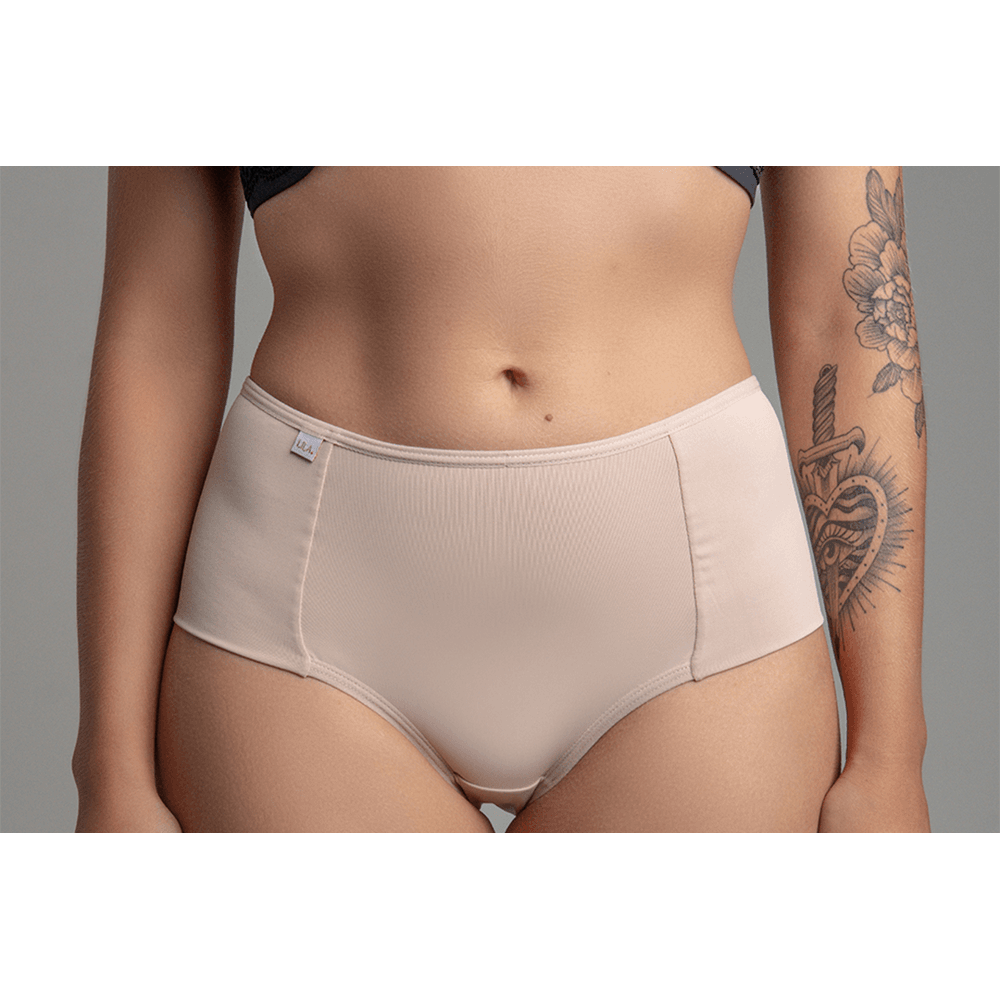 Tanga Cós Alto Microfibra 0829 - NUDE - LILA LINGERIE