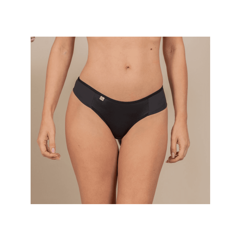 Fio Duplo Microfibra 0987 - PRETO - LILA LINGERIE