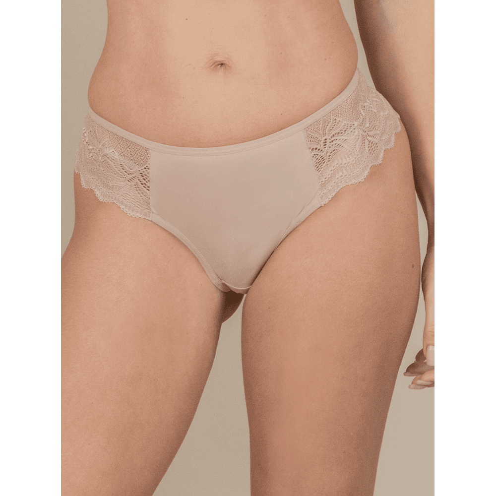Calcinha com Renda nas Laterais 0824 - CHOCOLATE - LILA LINGERIE