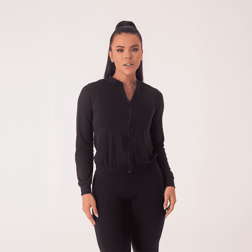 Casaco Bomber Anne - Coleção Fitness - Linhas & Cores