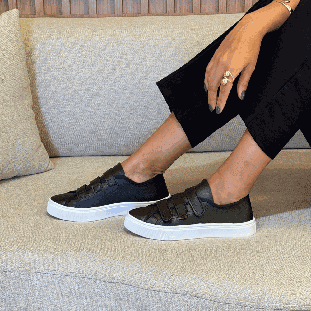 Tênis Velcro Cloe Preto