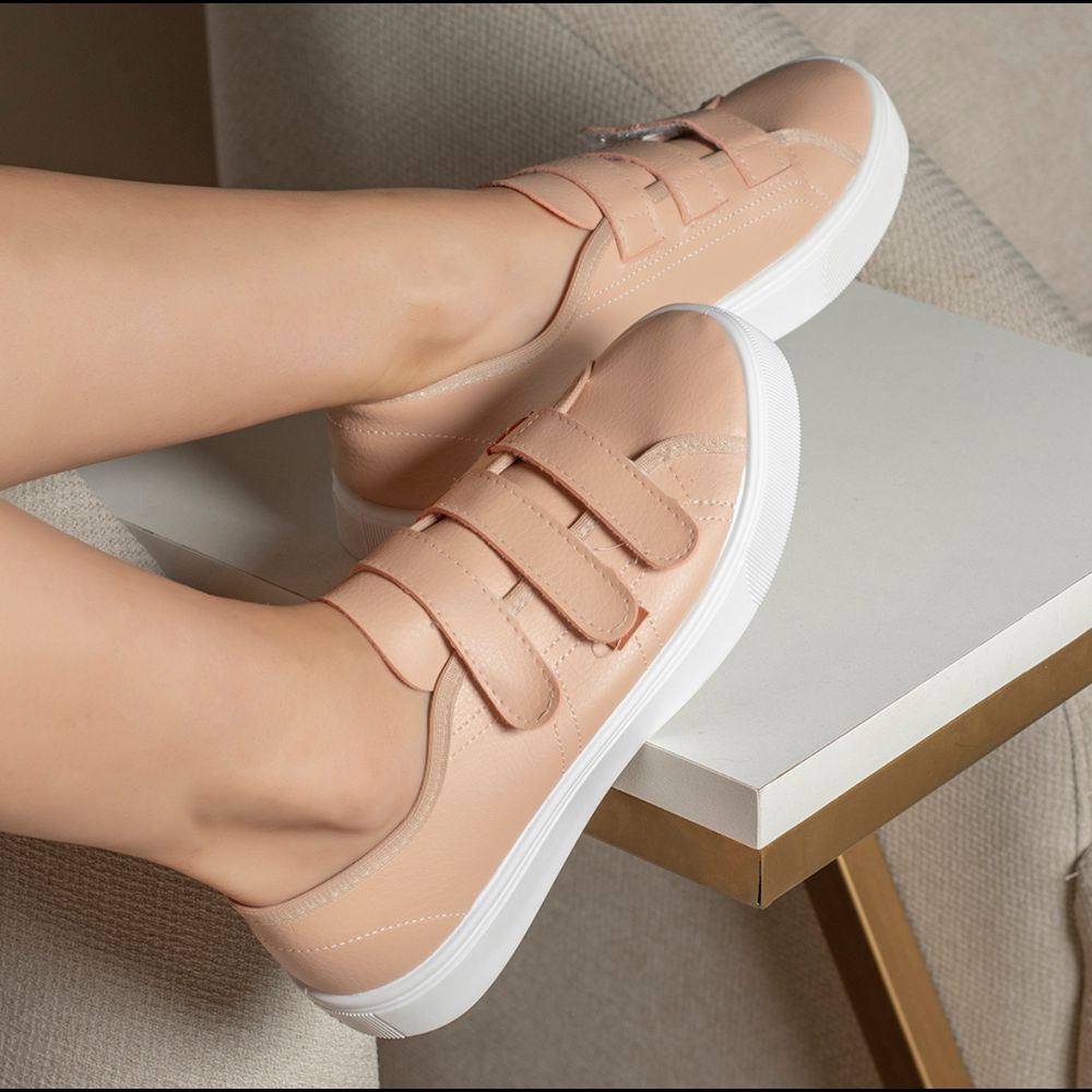 Tênis Velcro Cloe Nude
