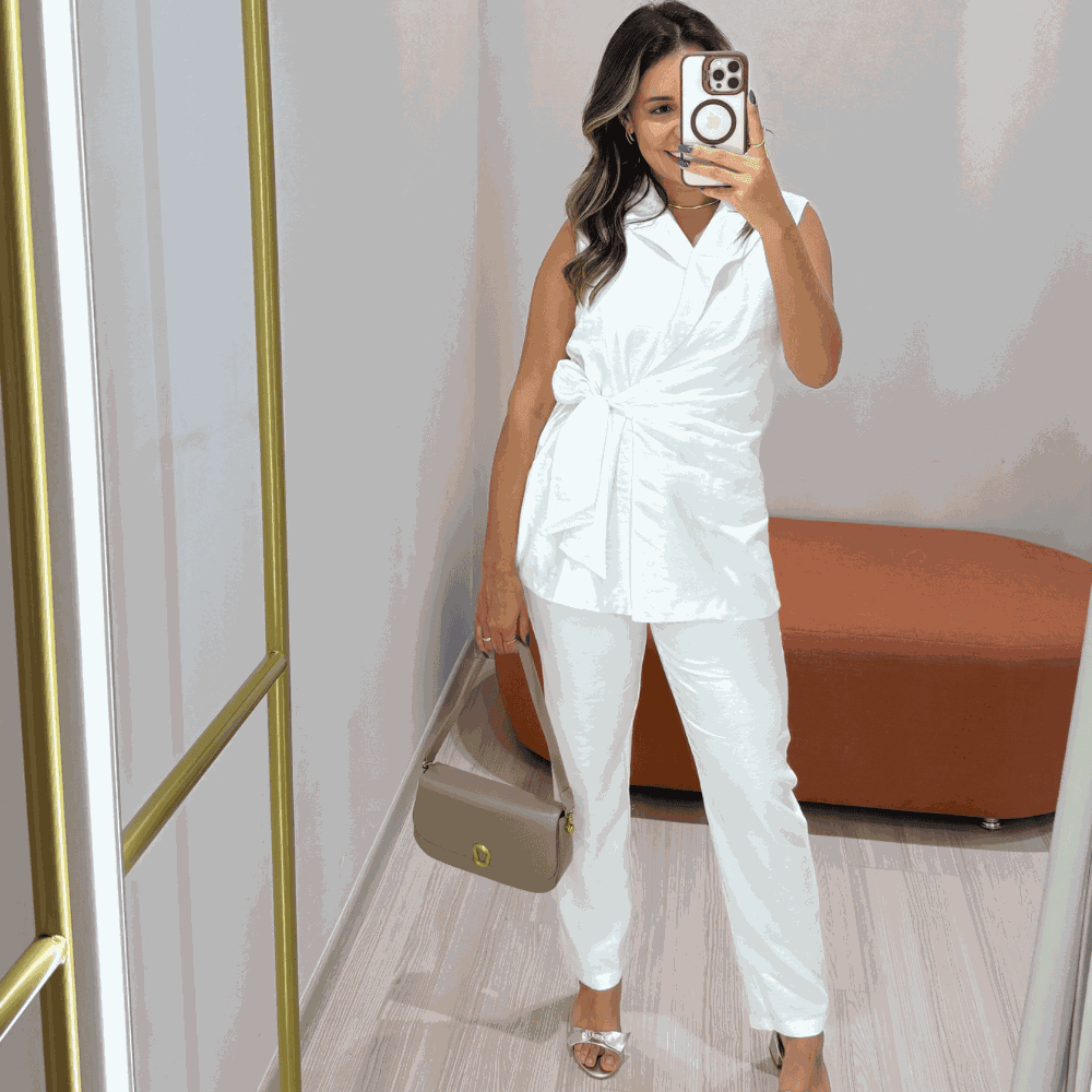 Conjunto Luz Branco - Loja Gabriela Ribeiro