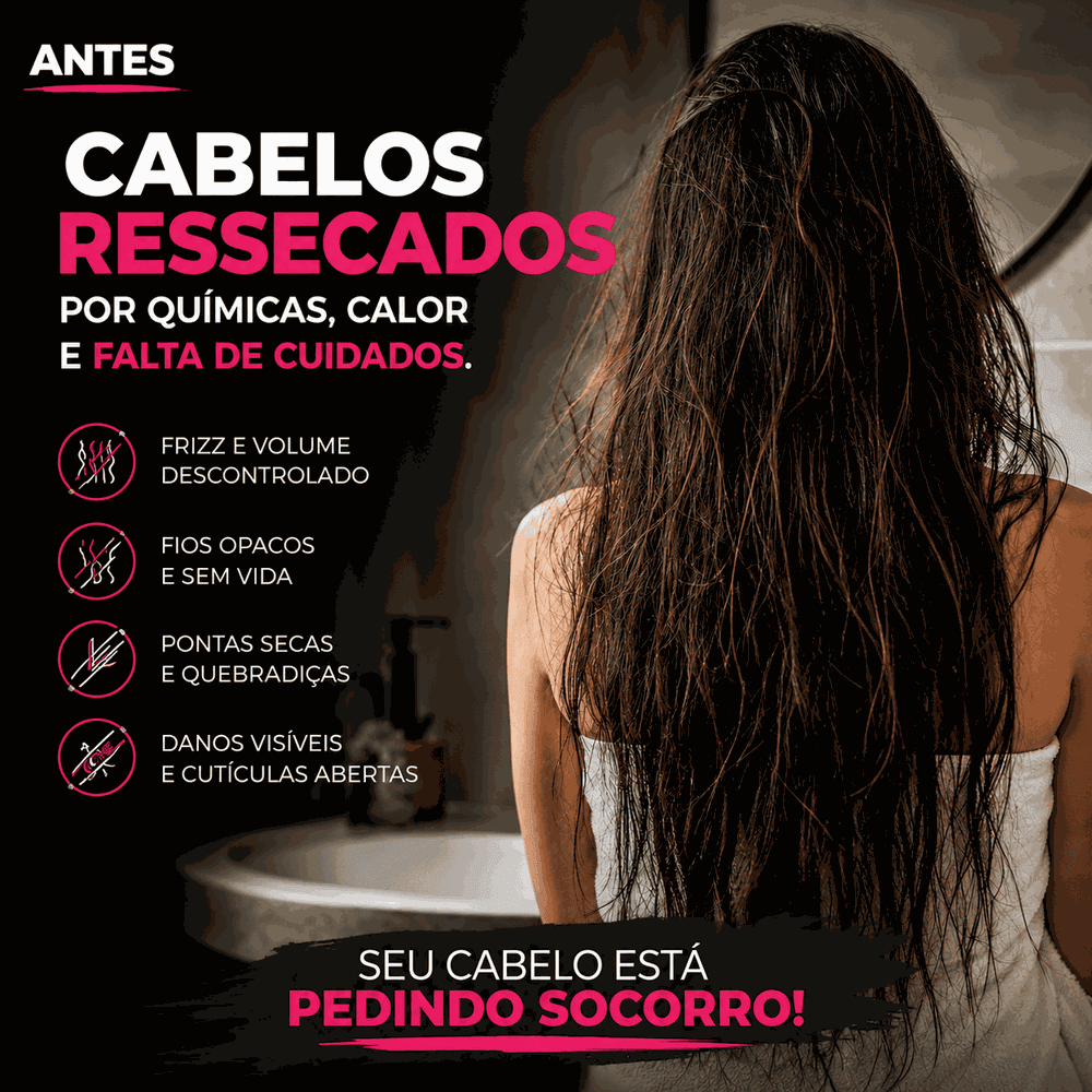 Mascara de Hidratação Mega Máscara Instantânea Restauração Duetto Profissional 1kg