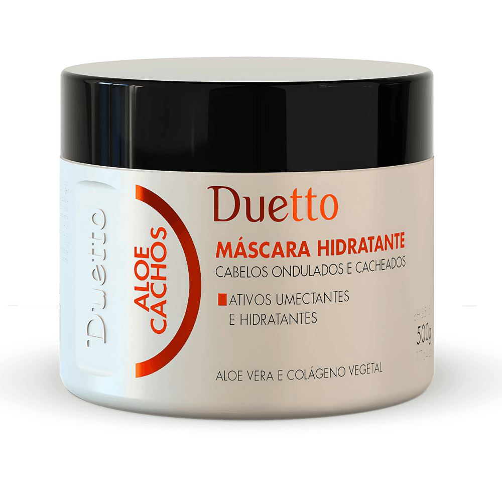 Máscara Hidratante Aloe Cachos Duetto 500g