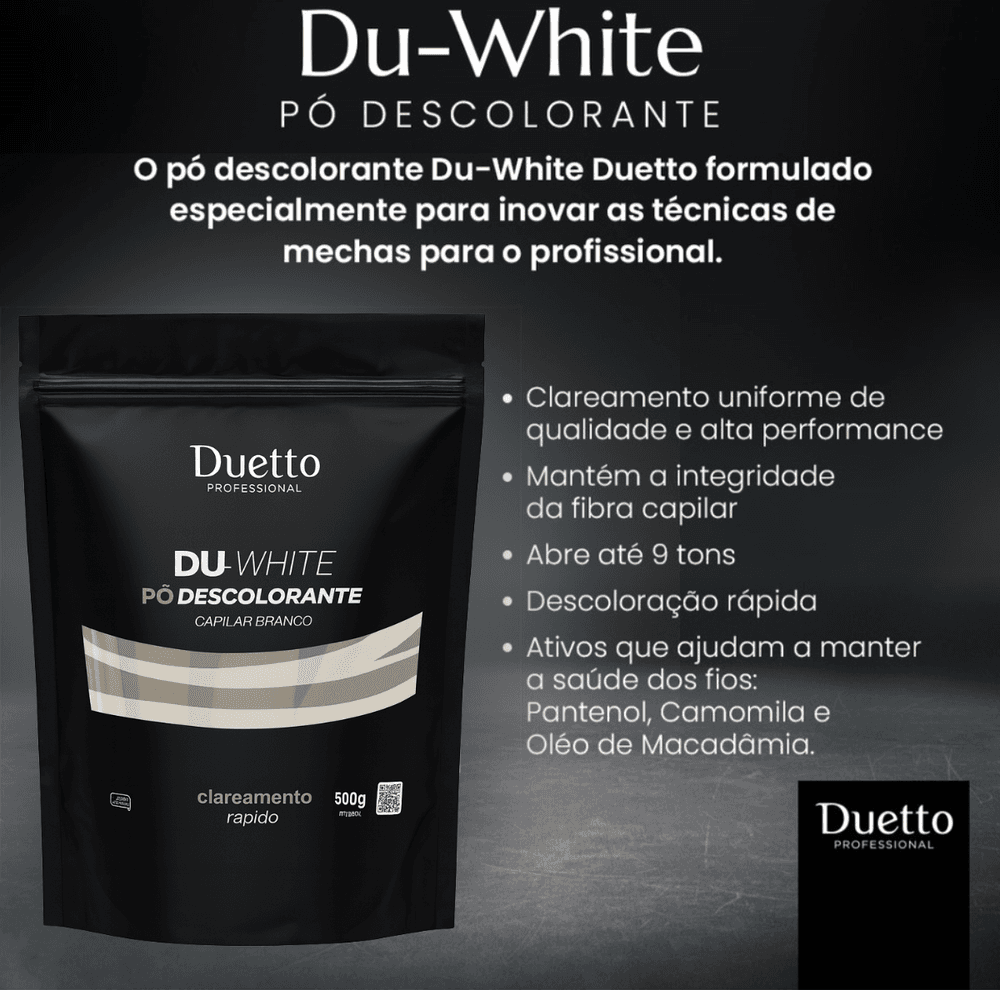 Pó Descolorante Du-White 500gr 