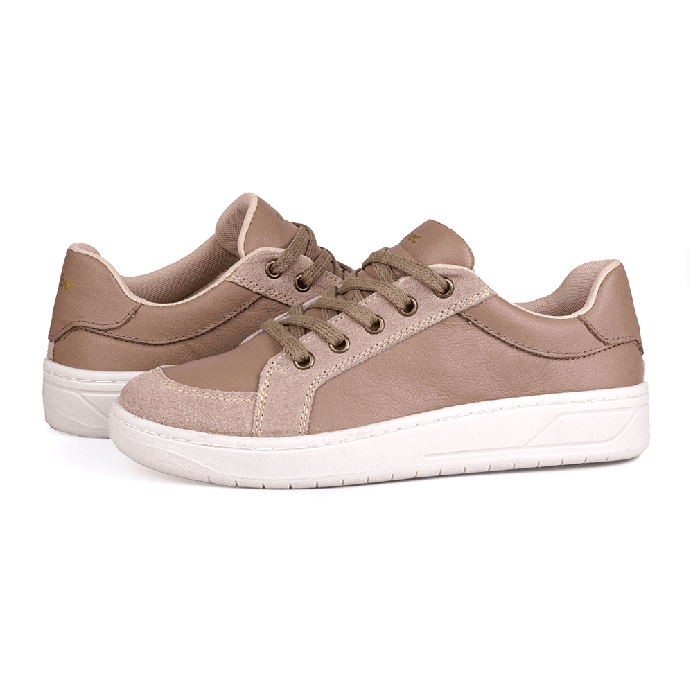 Tênis Casual Feminino Astrid Areia/Areia