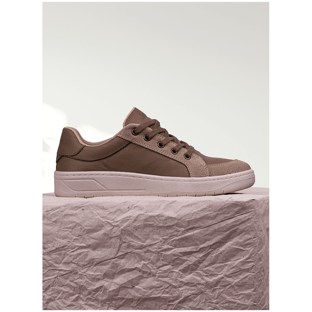 Tênis Casual Feminino Astrid Areia/Areia
