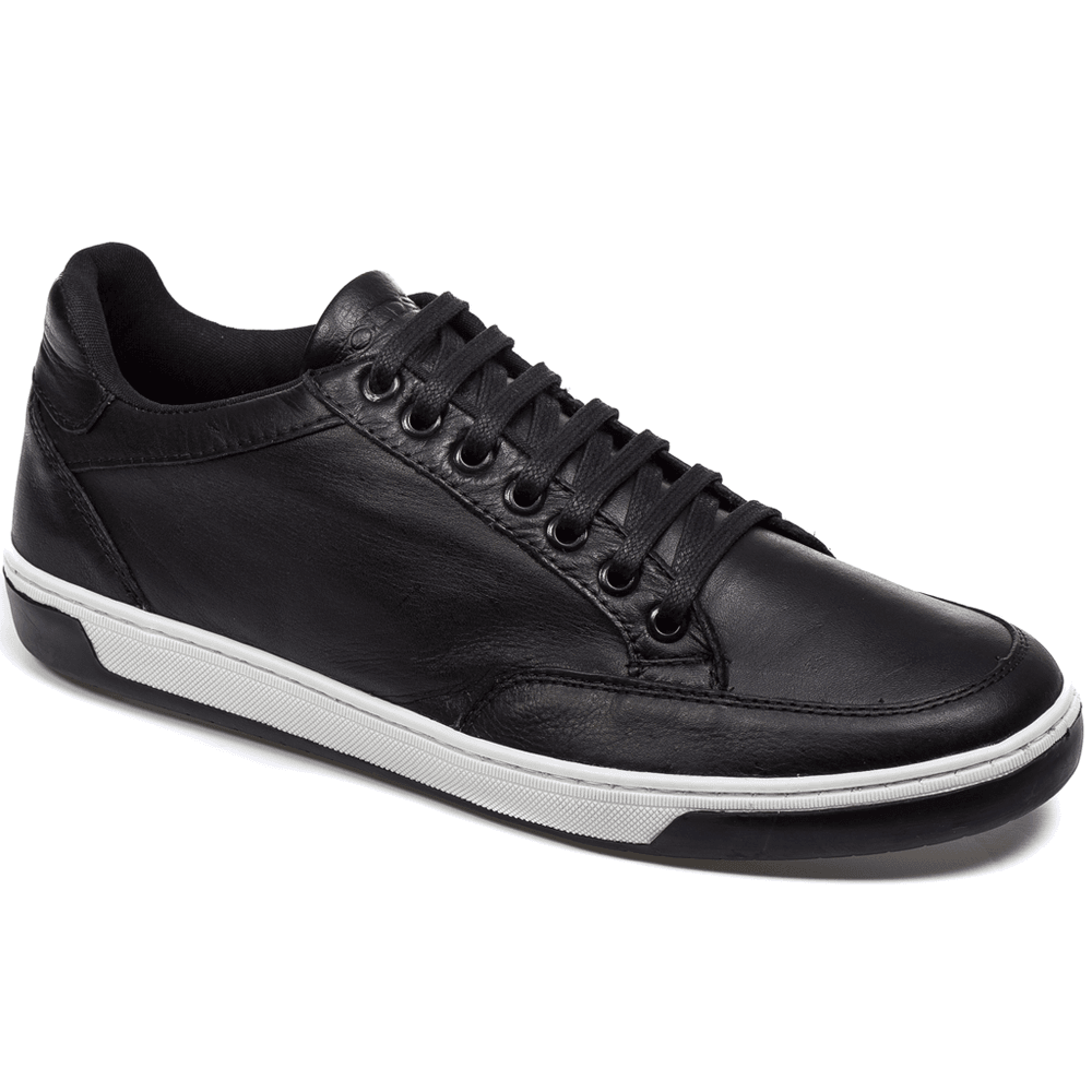 Tenis Quebec Miami Preto em Couro - Quebec