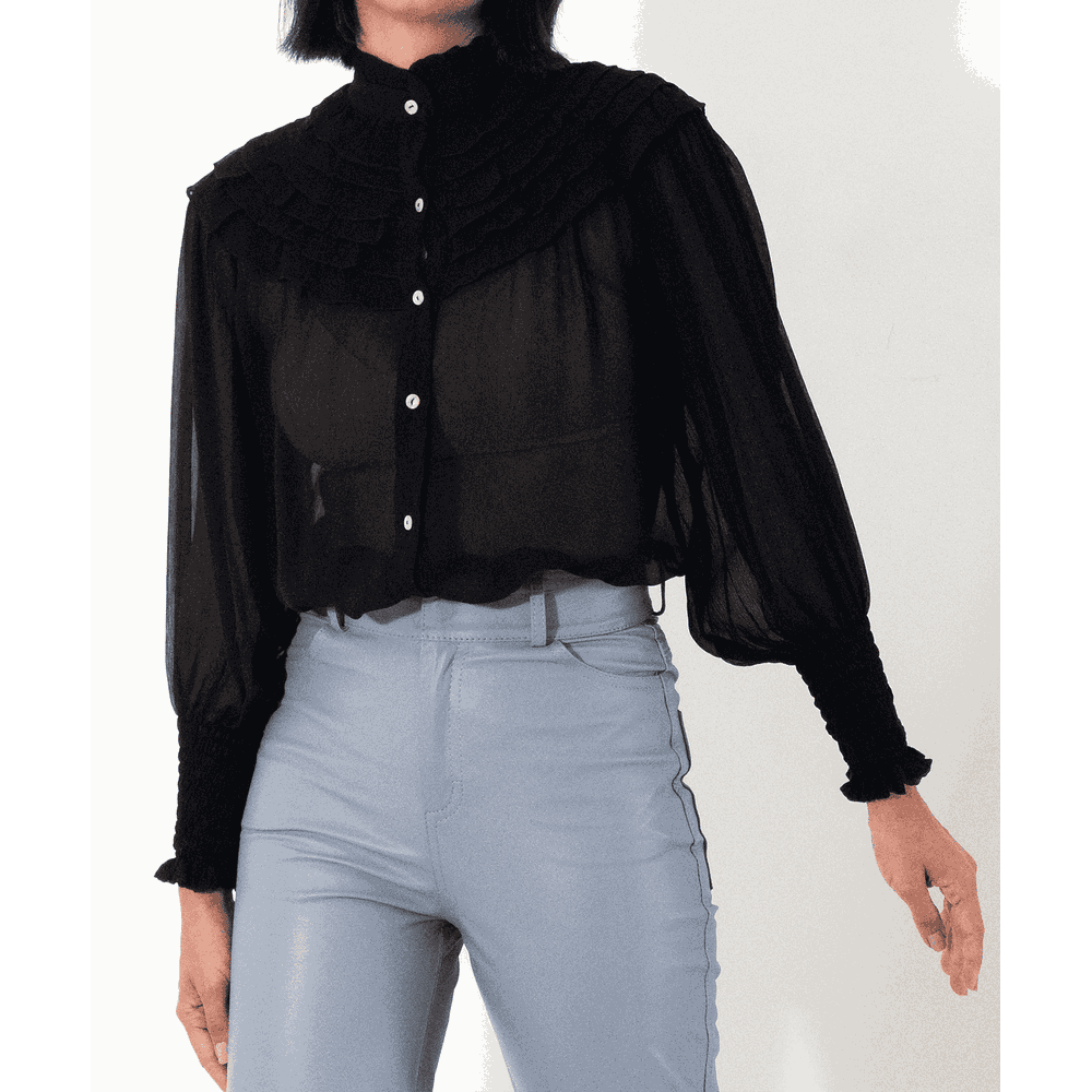 Camisa Francesca - Preto - MATIBRAND