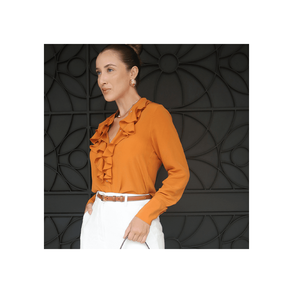 Camisa Olivia - Terracota - MATIBRAND
