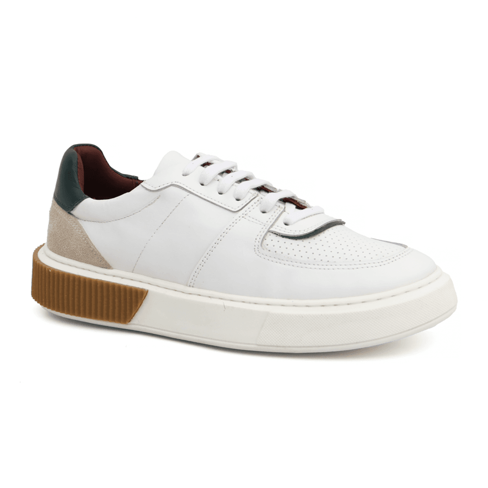 17001 Comfort/Fly/Camurça Branco/Verde/Bege Londre... - Private Label
