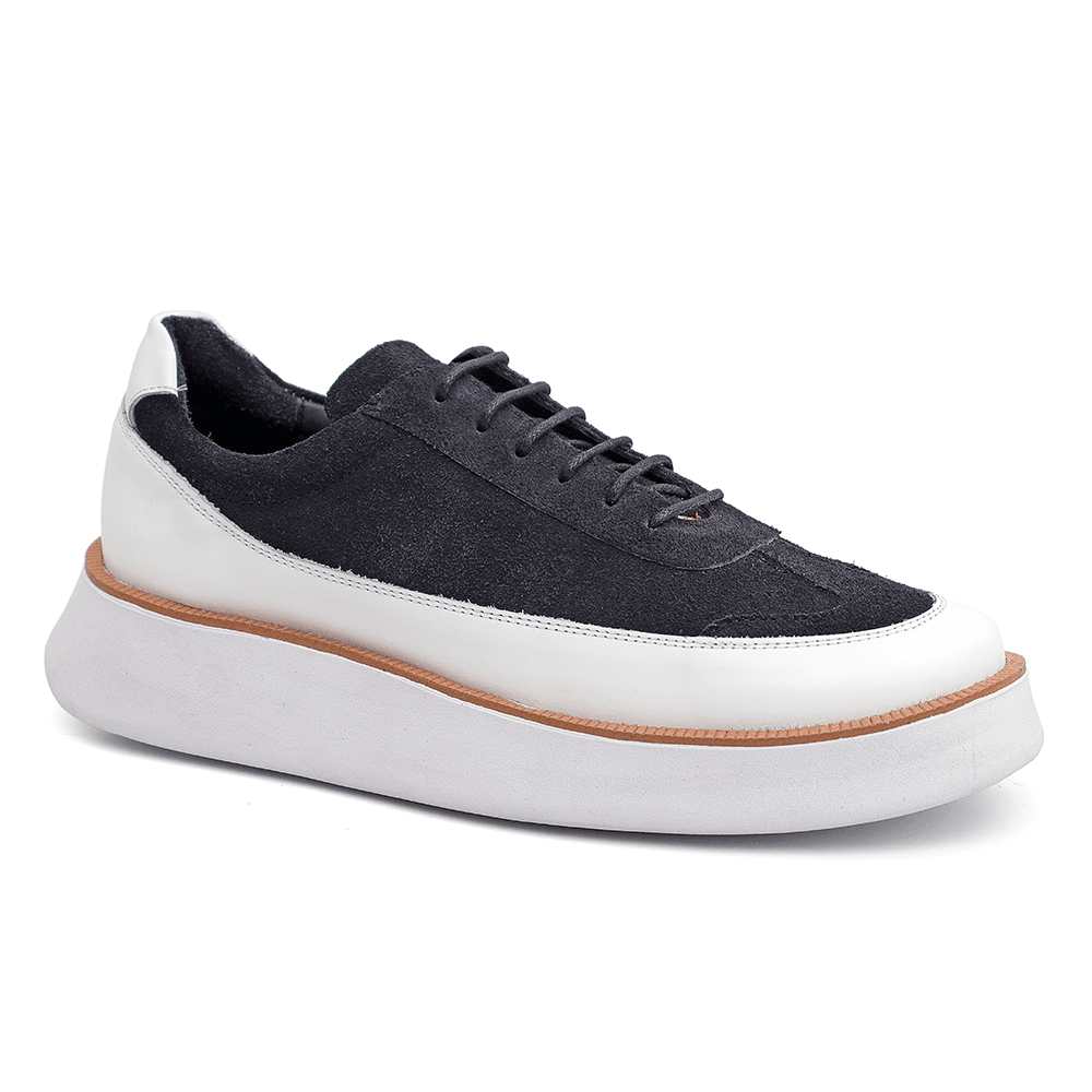 7708 Camurça/Comfort Marinho/Branco Alaska Branco - Private Label