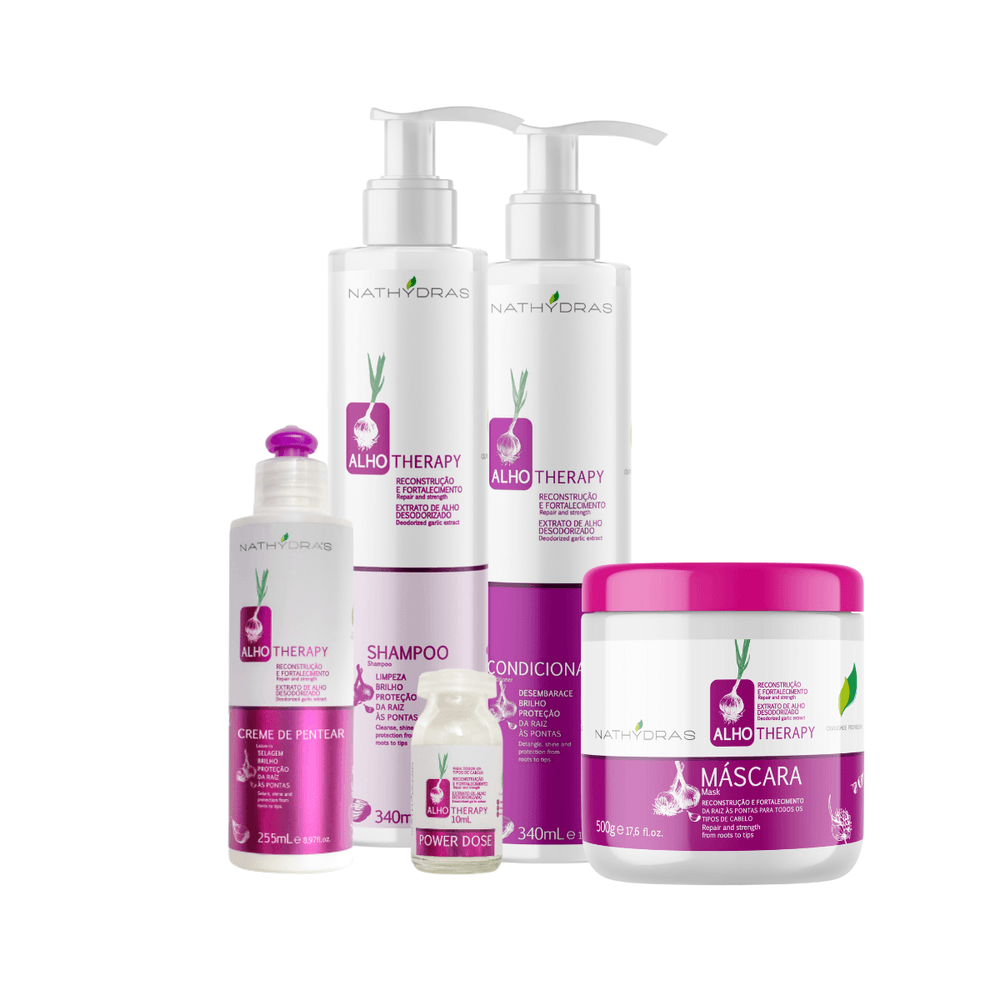Kit Completo Alho Therapy - MSA COSMÉTICOS