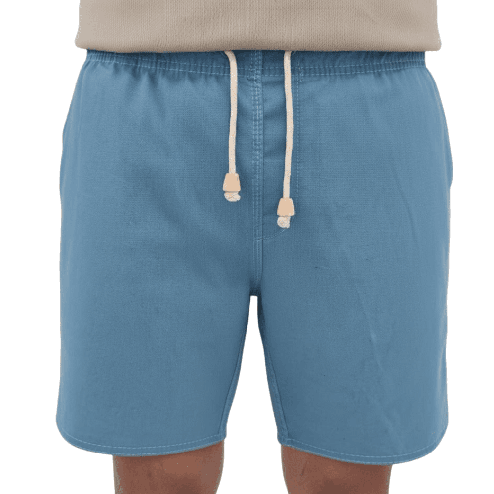 Bermuda Azul Bebê de Linho Estruturado - 090810000... - MUNDO IMPAR