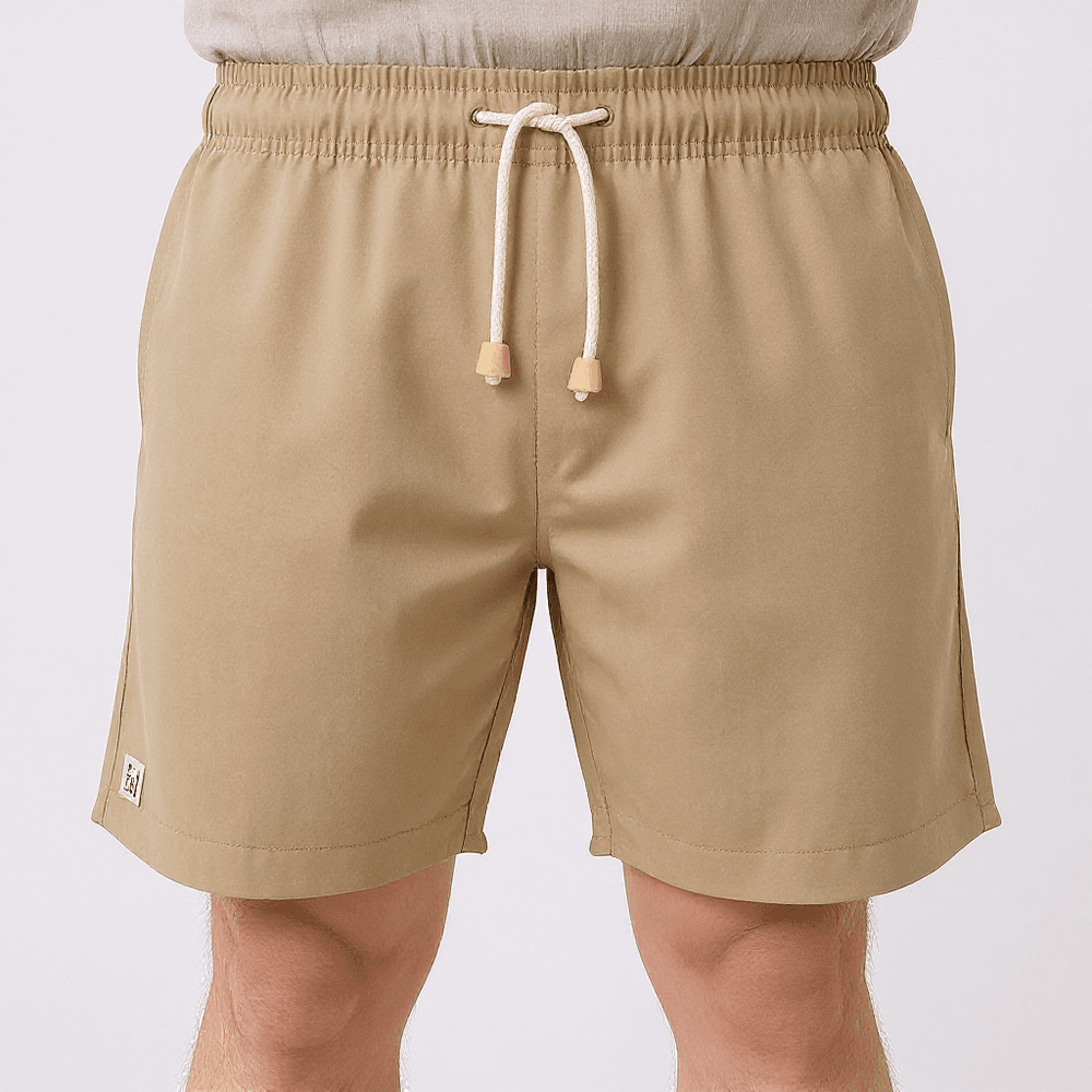 Bermuda Creme de Linho Estruturado - 0905100001 - MUNDO IMPAR