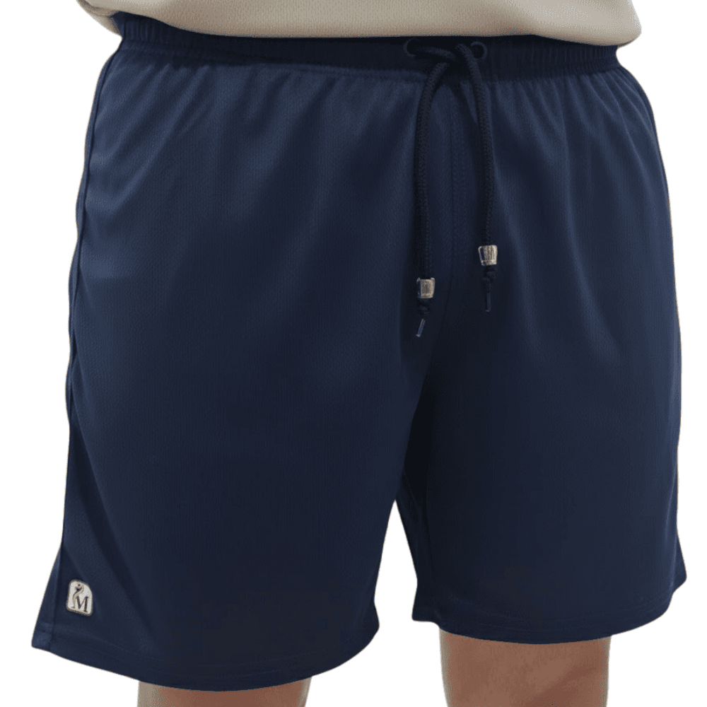 Short Azul Marinho DryFit Performance 2-em-1 com B... - MUNDO IMPAR