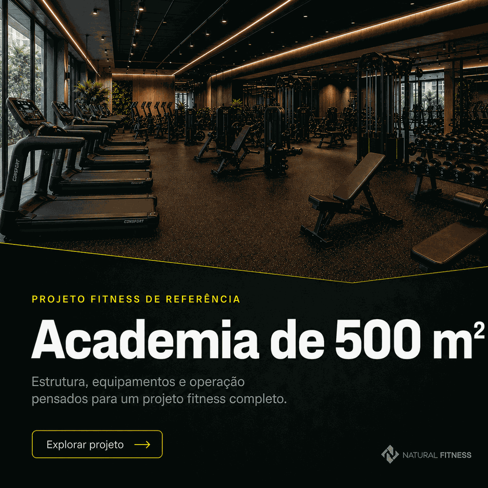 Montar Academia de 500 m² | Projeto Fitness