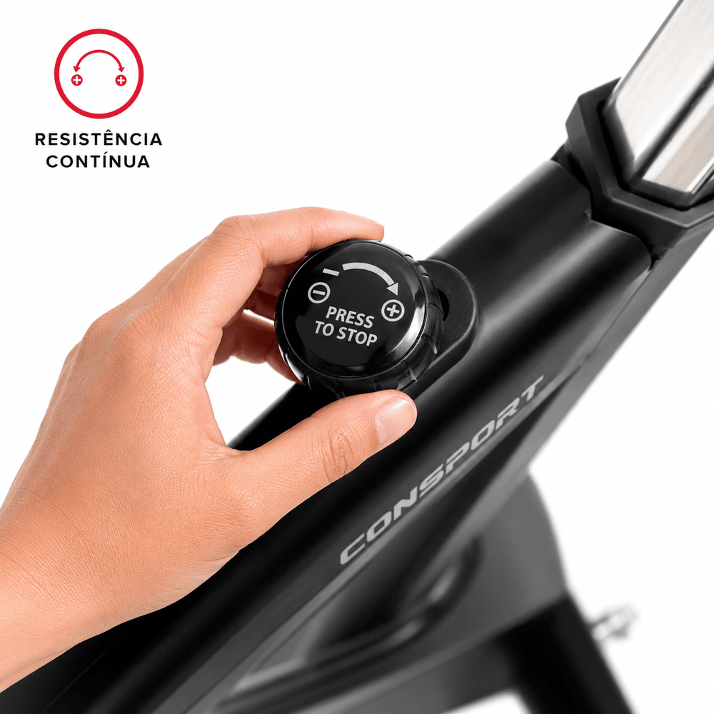 Bicicleta Spinning Sp-500 Prime Connect Bluetooth Roda Inércia 22kg Consport