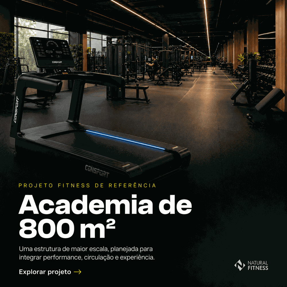 Montar Academia de 800 m² | Projeto Fitness
