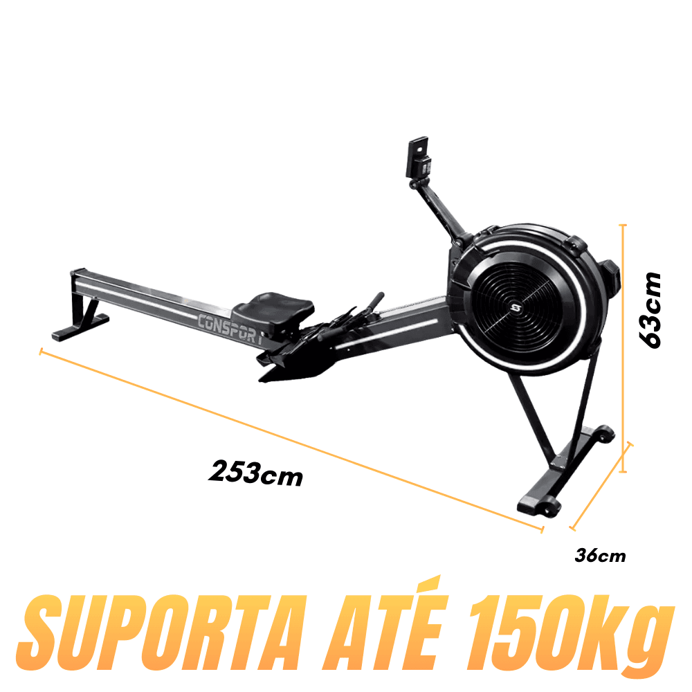 Air Remo para Treinos Intensos - Remo Ergométrico Profissional Consport